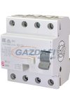 ETI 002062545 EFI-4A 80A 30mA áram-védőkapcsoló, 4p, váltó és pulzáló hibaáramot érzékelő, azonali kioldású (Fi-relé)