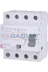ETI 002062749 EFI-4 A G/K 63A 30mA áram-védőkapcsoló, 4p, váltó és pulzáló hibaáramot érzékelő, rövid késleltetésű (Fi-relé)