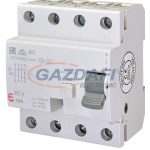   ETI 002063541 EFI-4A 16A 100mA áram-védőkapcsoló, 4p, váltóáramú és pulzáló hibaáramot érzékelő, azonali kioldású (Fi-relé)