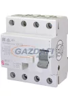 ETI 002064145 EFI-4AC 80A 300mA áram-védőkapcsoló, 4p, csak váltóáramú hibaáramot érzékelő, azonali kioldású (Fi-relé)