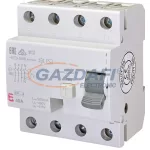   ETI 002065143 EFI-4AC 40A 500mA áram-védőkapcsoló, 4p, csak váltóáramú hibaáramot érzékelő, azonali kioldású (Fi-relé)