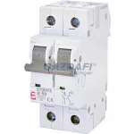   ETI 002112521 ETIMAT6 B50A 1p+N 6 kA kismegszakító, 2 modul