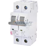 ETI 002142520 ETIMAT6 C40A 1p+N 6kA kismegszakító, 2 modul