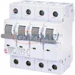   ETI 002146501 ETIMAT6 C0,5A 3p+N 6kA kismegszakító, 4 modul