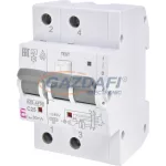   ETI 002173876 KZS-AFDD 3M 2p A C25A 30mA áram-védõkapcsolós kismegszakító