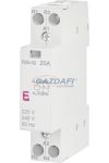 ETI 002461230 R20-02 230V AC moduláris mágneskapcsoló, 20A, 1 modul, 2xNy (2xNC) érintkező