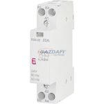   ETI 002461231 R20-02 24V AC moduláris mágneskapcsoló, 20A, 1 modul, 2xNy (2xNC) érintkező