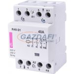   ETI 002463420 R40-31 230V AC moduláris mágneskapcsoló, 40A, 3 modul, 3xZ+1xNy (3xNO+1xNC) érintkező