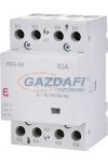 ETI 002463480 R63-04 230V AC moduláris mágneskapcsoló, 63A, 3 modul, 4xNy (4xNC) érintkező