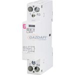   ETI 002464006 RD 20-11-230V AC/DC moduláris mágneskapcsoló, 20A, 1 modul, 1xZ+1Ny (1xNO+1xNC) érintkező