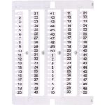 ETI 003903077 ES-NU0851001 jelölő címke, 1-50