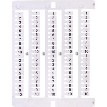 ETI 003903097 ES-NU0851510 jelölő címke, 1-10