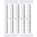 ETI 003903099 ES-NU0851530 jelölő címke, 21-30