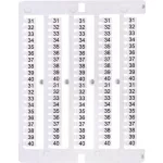 ETI 003903100 ES-NU0851540 jelölő címke, 31-40