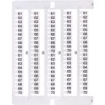 ETI 003903103 ES-NU0851570 jelölő címke, 61-70