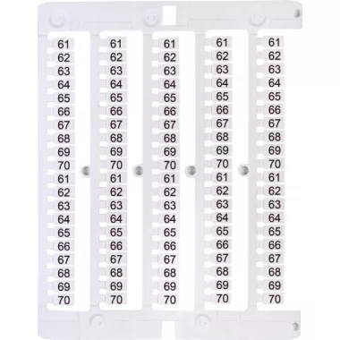 ETI 003903103 ES-NU0851570 jelölő címke, 61-70