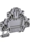 ETI 003903184 ESP2-HMD.2N rugós kétemeletes sorkapocs, 2,5 mm², szürke