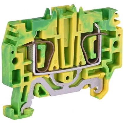   ETI 003903192 ESP-HTE.4 rugós földelő sorkapocs, 4 mm², zöld-sárga