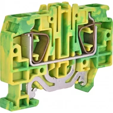 ETI 003903194 ESP-HTE.10 rugós földelő sorkapocs, 10 mm², zöld-sárga