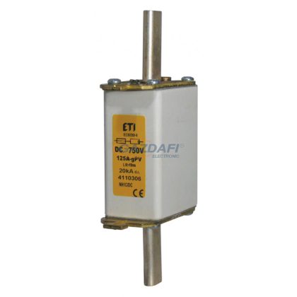 ETI 004110305 NV/NH 1 C/100A DC 750V biztosító M1 gPV