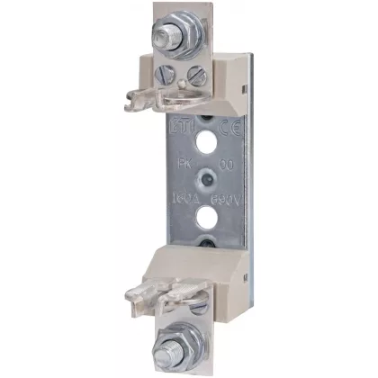   ETI 004123000 PK 00 M8-M8 1p S kerámia szigetelésű biztosító aljzat, 00 méret