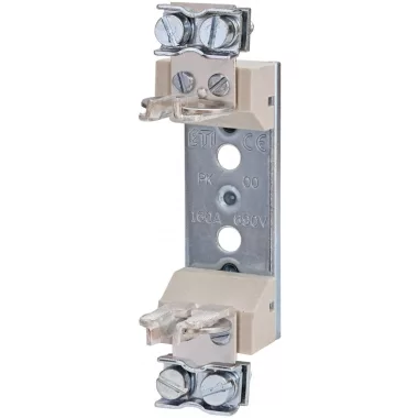 ETI 004123001 PK 00 2M6-2M6 1p S kerámia szigetelésű biztosító aljzat, 00 méret