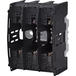   ETI 004131212 PTI 00 2M6-2M6 3p műanyag késes biztosító aljzat, 00 méret