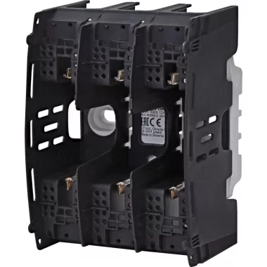 ETI 004131212 PTI 00 2M6-2M6 3p műanyag késes biztosító aljzat, 00 méret