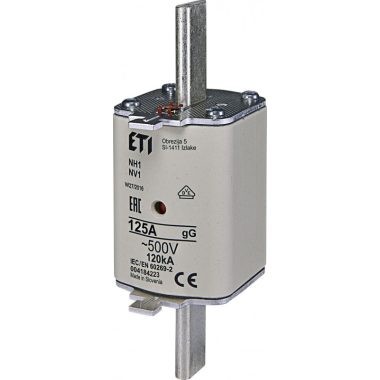 ETI 004184223 NV/NH 1 gL-gG KOMBI 500V  125A késes biztosító
