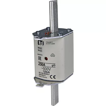ETI 004185112 NH2C gG KOMBI 400V 63A késes biztosító