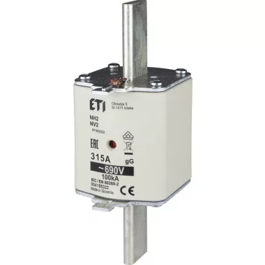 ETI 004185322 NV/NH 2 gL-gG KOMBI 690V 315A késes biztosító