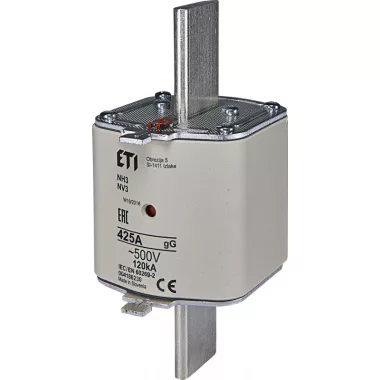 ETI 004186131 NH3 gG KOMBI 400V 500A késes biztosító