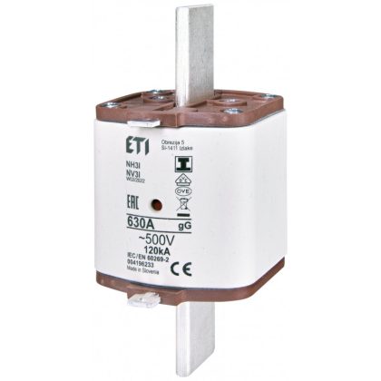   ETI 004196132 NV/NH 3 I gG/560A/400V  KOMBI késes biztosító