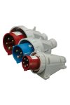 ETI 004482071 EPH 3253 ipari Falra szerelhető dugvilla 32A 3+N+PE 400V IP67