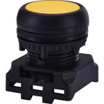 ETI 004771243 EGF-Y Nyomógomb, süllyesztett fejű, sárga