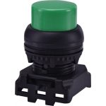   ETI 004771261 EGP-G Nyomógomb, nyomó funkcióval, kiálló fejjel , zöld