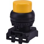   ETI 004771263 EGP-Y Nyomógomb, nyomó funkcióval, kiálló fejjel , sárga