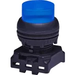   ETI 004771274 EGPI-B Jelzőlámpás Nyomógomb, nyomó funkcióval, kiálló fejjel , kék