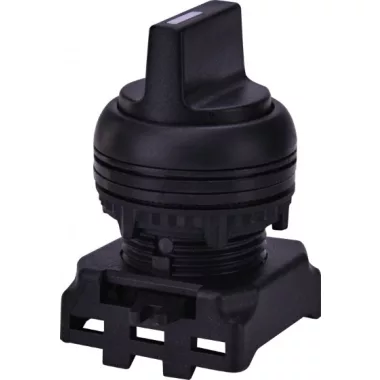 ETI 004771302 EGS2-N-C Választókapcsoló, szimmetrikusfejű, kétállású, fekete