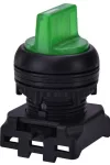 ETI 004771364 EGS3I-NN-G Jelzőlámpás Választókapcsoló, szimmetrikusfejű, háromállású
, zöld