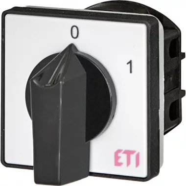 ETI 004773002 CS 25 90 U egypólusú kétállású bütykös kapcsoló 25A