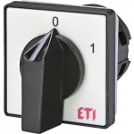   ETI 004773009 CS 16 91 U kétpólusú kétállású bütykös kapcsoló 16A