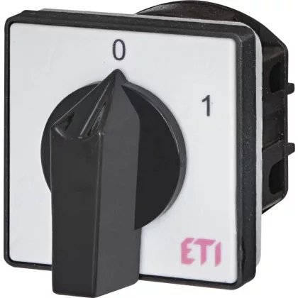   ETI 004773010 CS 25 91 U kétpólusú kétállású bütykös kapcsoló 25A