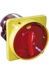 ETI 004773057 CS 32 90 U LK sárga-piros egypólusú kétállású bütykös kapcsoló, lakatolható 32A