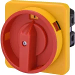   ETI 004773069 CS 32 10 U LK sárga-piros hárompólusú kétállású bütykös kapcsoló, lakatolható 32A