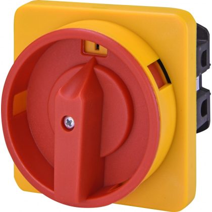   ETI 004773069 CS 32 10 U LK sárga-piros hárompólusú kétállású bütykös kapcsoló, lakatolható 32A
