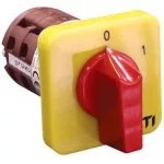   ETI 004773086 CS 80 10 U ES sárga-piros hárompólusú kétállású bütykös kapcsoló 80A