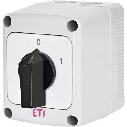   ETI 004773165 CS 25 10 PN tokozott hárompólusú BE-KI kapcsoló 25A