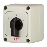   ETI 004773191 CS 16 52 PN tokozott kétpólusú háromállású bütykös kapcsoló 16A