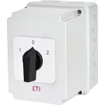   ETI 004773199 CS 40 53 PN2 tokozott hárompólusú háromállású bütykös kapcsoló 40A